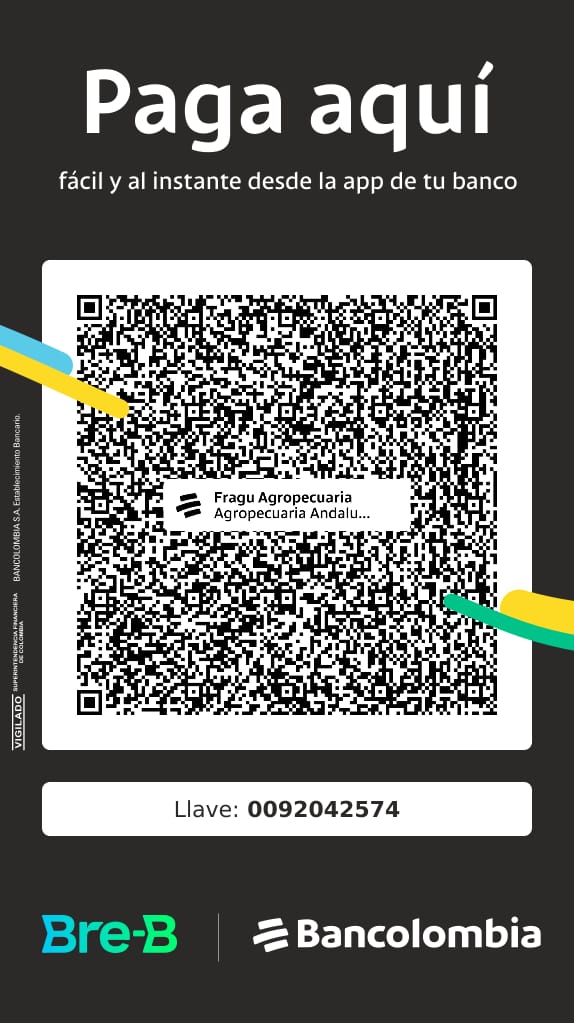 Código QR Bre-B de Fragú Agropecuaria Andalucía